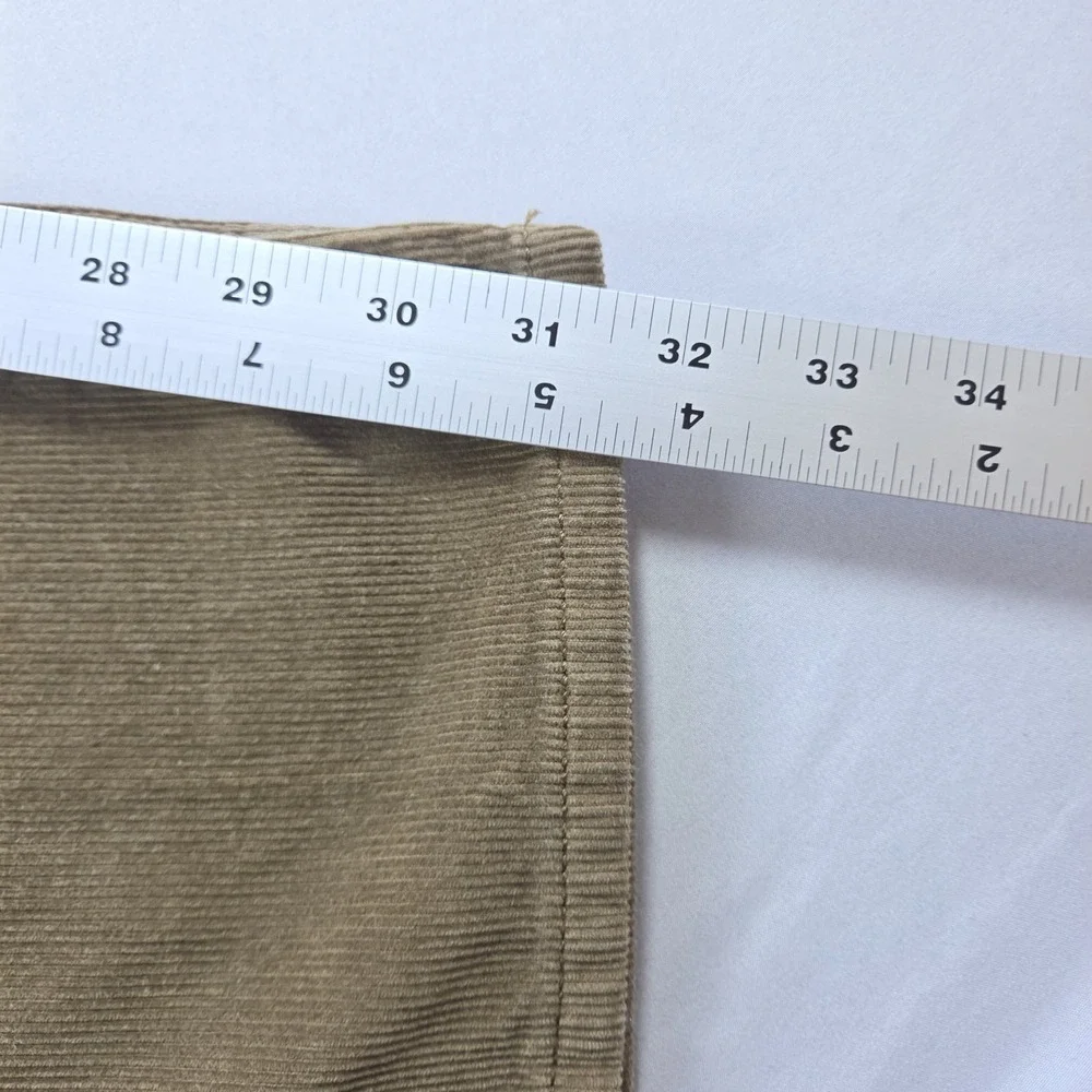 Banana Republic Mens Brown Pima Cotton Corduroy Pants Straight Leg 32x32